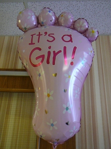 It's a GIRL!!!!  January 13, 2011